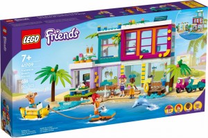 LEGO® Friends Wakacyjny domek na plaży 41709