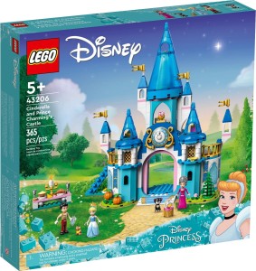 LEGO® ǀ Disney Zamek Kopciuszka i księcia z bajki 43206