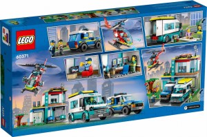 LEGO® City Parking Kwatera główna pojazdów ratowniczych 60371