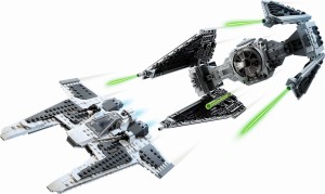 LEGO® Star Wars™ Mandaloriański myśliwiec Fang Fighter kontra TIE Interceptor™ 75348