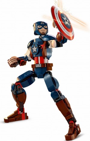 LEGO® Marvel Figurka Kapitana Ameryki do zbudowania 76258