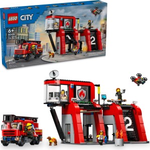 LEGO® City - Remiza strażacka z wozem strażackim 60414