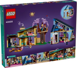 LEGO® Friends - Dom rodzinny Olly’ego i Paisley 42620