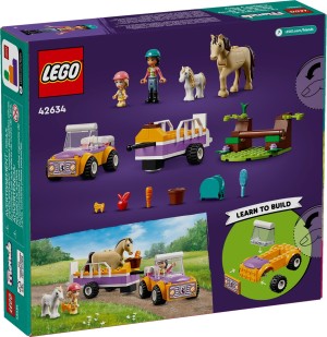 LEGO Friends 42634 Przyczepka dla konia i kucyka