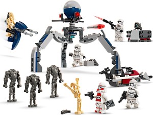LEGO Star Wars 75372 Zestaw bitewny z żołnierzem armii klonów™ i droidem bojowym™