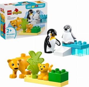 LEGO® DUPLO® Rodziny dzikich zwierząt: pingwiny i lwy 10442