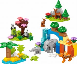 LEGO® DUPLO® Rodziny dzikich zwierząt 3 w 1 10446