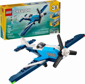 LEGO® Creator 3 w 1 Statek powietrzny: samolot wyścigowy 31160