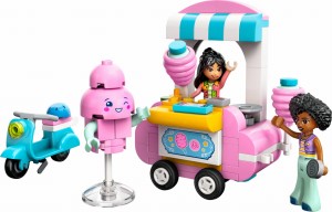 LEGO® Friends Stoisko z watą cukrową i skuter 42643
