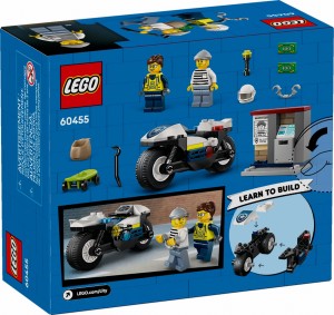 LEGO® City Pościg na motocyklu policyjnym 60455