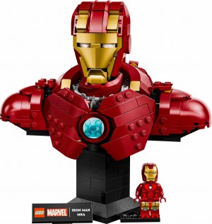 LEGO® ǀ Marvel Popiersie Iron Mana MK4 76327