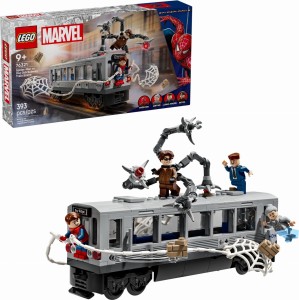 LEGO Super Heroes 76321 Spider-Man kontra Doc Ock — scena w metrze