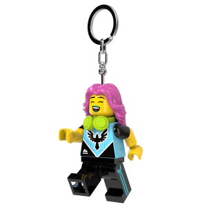 Brelok z latarką LEGO® Minifigures™ Gamerka