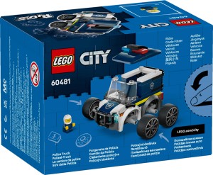 LEGO® City Pojazdy — Ciężarówka policyjna 60481