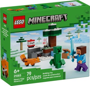 LEGO® Minecraft® Przygoda Steve’a w tajdze 21583