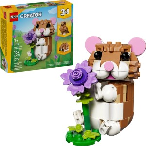 LEGO® Creator 3 w 1 Uroczy chomik z kwiatkiem 31376