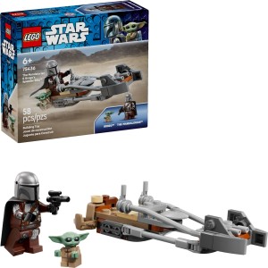 LEGO® Star Wars™ Śmigacz Mandalorianina i Grogu 75436