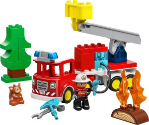 LEGO® DUPLO® Moje miasteczko Wóz strażacki z wężem i strażakiem 10473