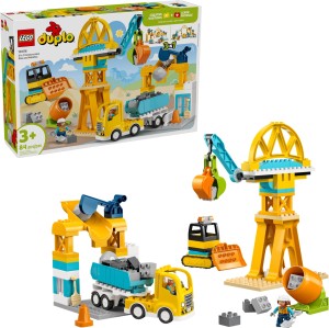 LEGO® DUPLO® Plac budowy z pojazdami 3 w 1 10476