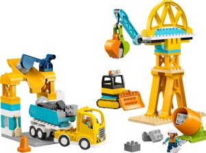 LEGO® DUPLO® Plac budowy z pojazdami 3 w 1 10476