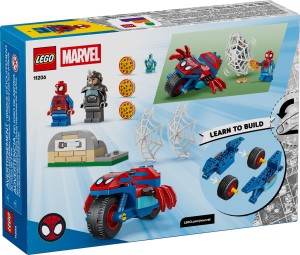 LEGO®  Marvel Spidey na motocyklu kontra Rhino 11206