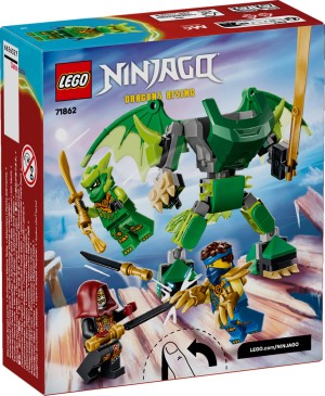 NINJAGO® Powstanie Smoków dzięki zestawowi Smoczy mech Lloyda — zestaw bitewny 71862