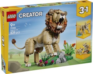 LEGO® Creator 3 w 1 Dzikie zwierzęta: Dumny lew 31386