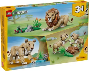 LEGO® Creator 3 w 1 Dzikie zwierzęta: Dumny lew 31386