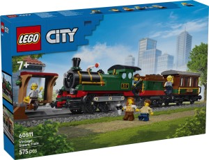 LEGO® City Retro pociąg z lokomotywą parową 60511