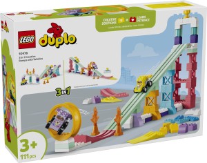 LEGO® DUPLO® Moje miasteczko Kreatywne rampy 3 w 1 z pojazdami 10478