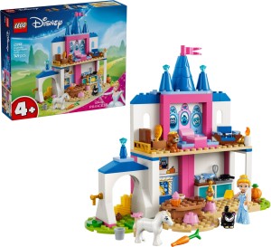 LEGO® ǀ Disney Princess Zamek Kopciuszka i jej zwierzęcych przyjaciół 43283