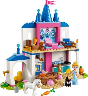LEGO® ǀ Disney Princess Zamek Kopciuszka i jej zwierzęcych przyjaciół 43283