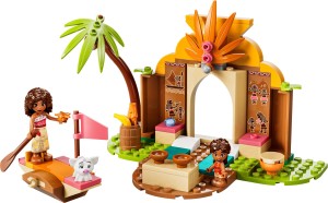 LEGO® ǀ Disney Vaiana Wiejska chatka i łódź 43282