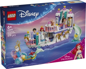 LEGO® ǀ Disney Princess Królewska łódź weselna Arielki 43299