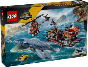 LEGO® Jurassic World Atak mozazaura na łódź 77983