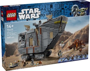 LEGO® Star Wars™ Piaskoczołg wędrownych Jawów i bagnorożec 75453